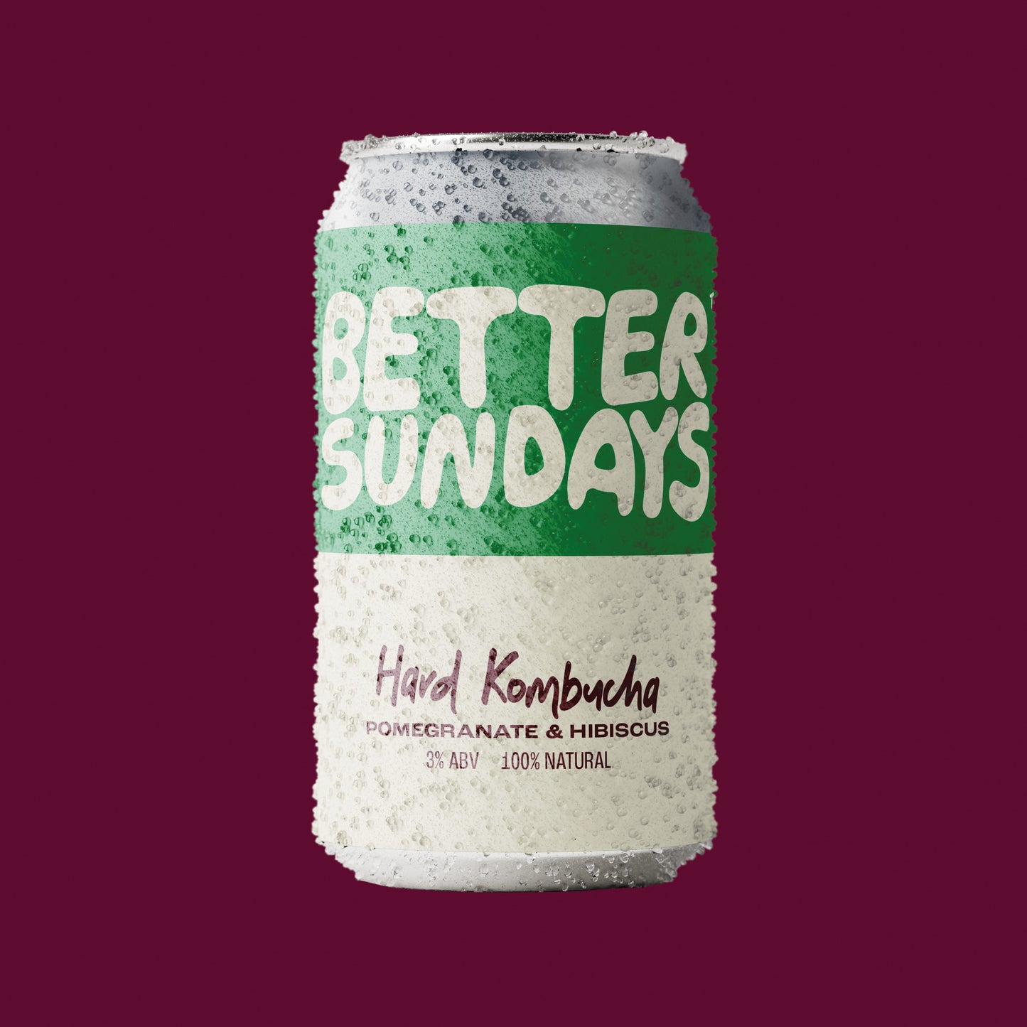 Hard Kombucha - Pomegranate & Hibiscus 12 pack